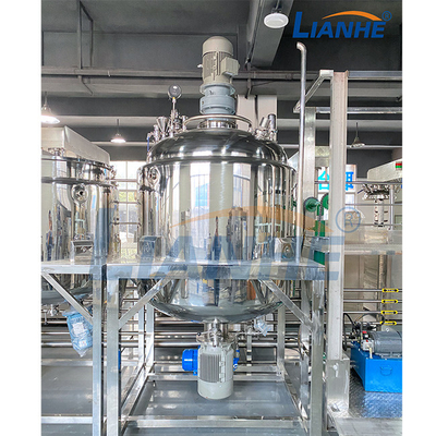 Hautcreme-Gesichtsreiniger-Emulsionsmittel-Maschinen-kosmetischer Gel-Vakuumheizungs-Mischer