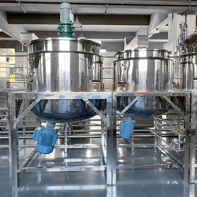 Emulsionsmittel-Mischer-flüssige reinigende Herstellungsmaschine SUS316L hoher Schermit Heizung und Homogenisierer