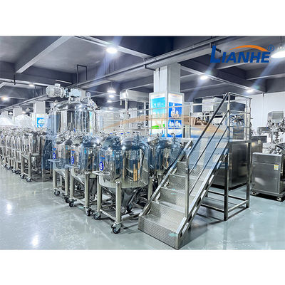 Dampf-Heizungs-Vakuumemulsionsmittel-Mischer-kosmetischer Salben-Mischbehälter mit Quirl