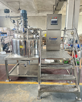 Emulsionsmittel-Mischer des Vakuum300l fertigte mischenden und Heizungsbehälter mit Strömungsmesser besonders an