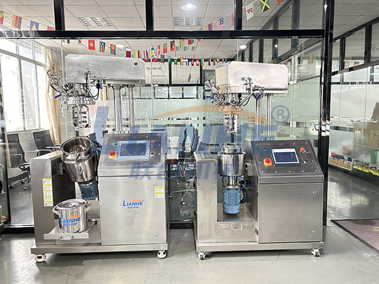 kosmetische Sahne- Lotion 10L 20L, die Maschinen-Vakuum-Emulsifiying-Mischermaschine herstellt