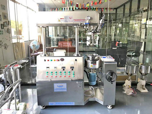 Hochgeschwindigkeitscreme-Vakuumemulsionsmittel-Homogenisierer-Lotions-Vakuummischer des labor5l