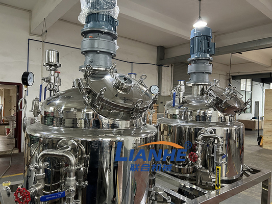 Örtlich festgelegte Art Vakuumhomogenisierer-kosmetische Sahnemischer-Lotions-Salben-Mischmaschine