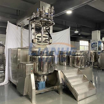 Kosmetische Sahnemischmaschine 5.5KW SUS304, dauerhafter Vakuummischer-Homogenisierer