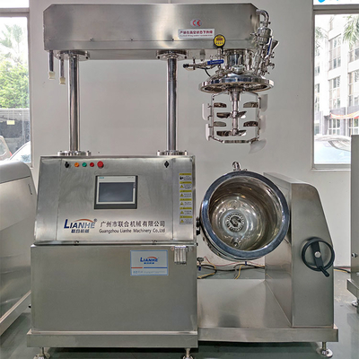 Kleiner stabiler Emulsionsmittel-Mischer des Vakuumsus304 mit unterem Homogenisierer