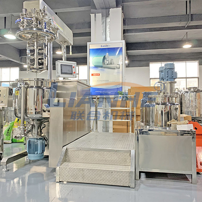 Edelstahl PLC-Vakuumemulsionsmittel-Mischer-Maschine 150L praktisch
