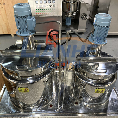 Edelstahl PLC-Vakuumemulsionsmittel-Mischer-Maschine 150L praktisch
