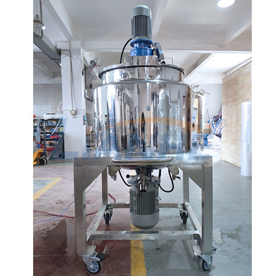 Polierter Flüssigseife-Homogenisierer-Emulsionsmittel-Mischer-Behälter 200L schaufeln das Rühren