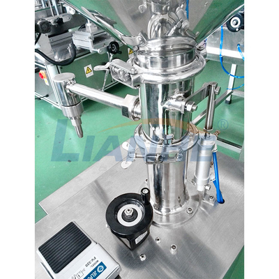 Vertikale Kolben-halb automatische Pasten-Füllmaschine, flüssige Füller-Rostschutzmaschine