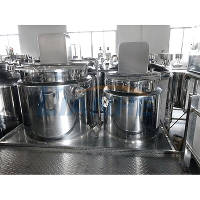 Mischer des Vakuummischer-Homogenisierer-Emulsionsmittels 350L kosmetische Sahnemischmaschine