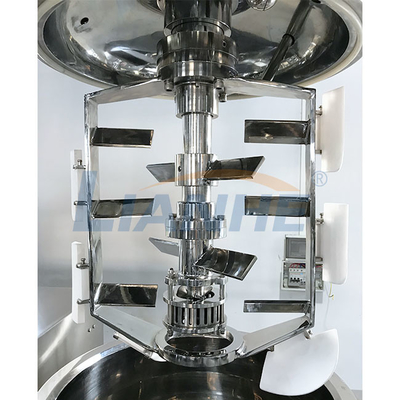 Mischer des Vakuummischer-Homogenisierer-Emulsionsmittels 350L kosmetische Sahnemischmaschine