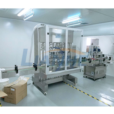 30-60 Flaschen Min Shampoo Bottle Filler, SUS316L-Flüssigseife-Flaschen-Füllmaschine