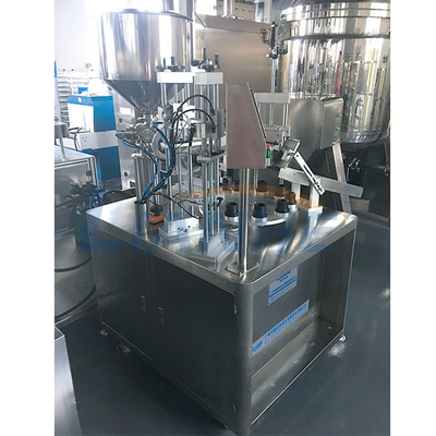füllende Dichtungs-Maschine des Rohr-40L, Ultraschallsalben-Rohr-Füller