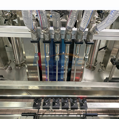 SUS316L-Wasser-Shampoo-Flaschen-Füllmaschine automatisches 0.5-0.7Mpa