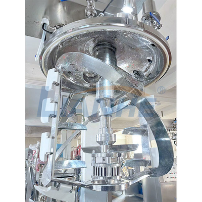 Kosmetischer hoher Scheremulsionsmittel-Sahnemischer 200L dämpfen Heizung PLC-Steuerung