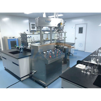 3 Schichten Labor-Emulsions-Mischer-Maschinen-für Sahne-Material 10L SUS316L