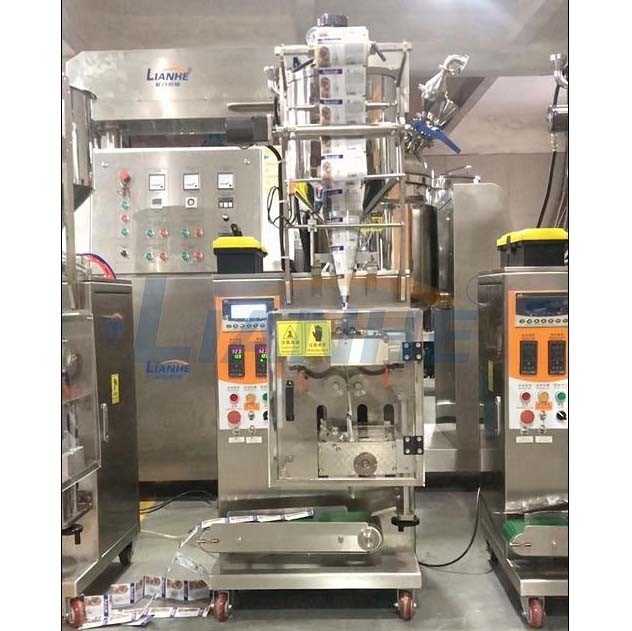 HAUSTIER 3.5KW elektrische Kissen-Füllmaschine für Shampoo-Verpackung